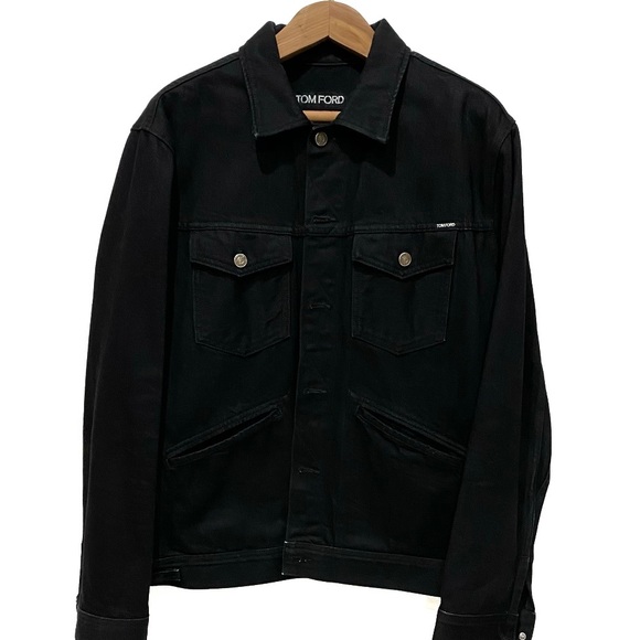 tom ford black denim jacket